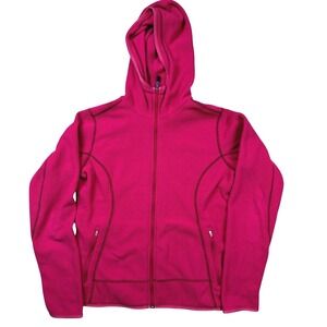 Nike ACG Therma-Fit Grid Hoodie Womens M Pink Pullover Outdoor Sweatshirt